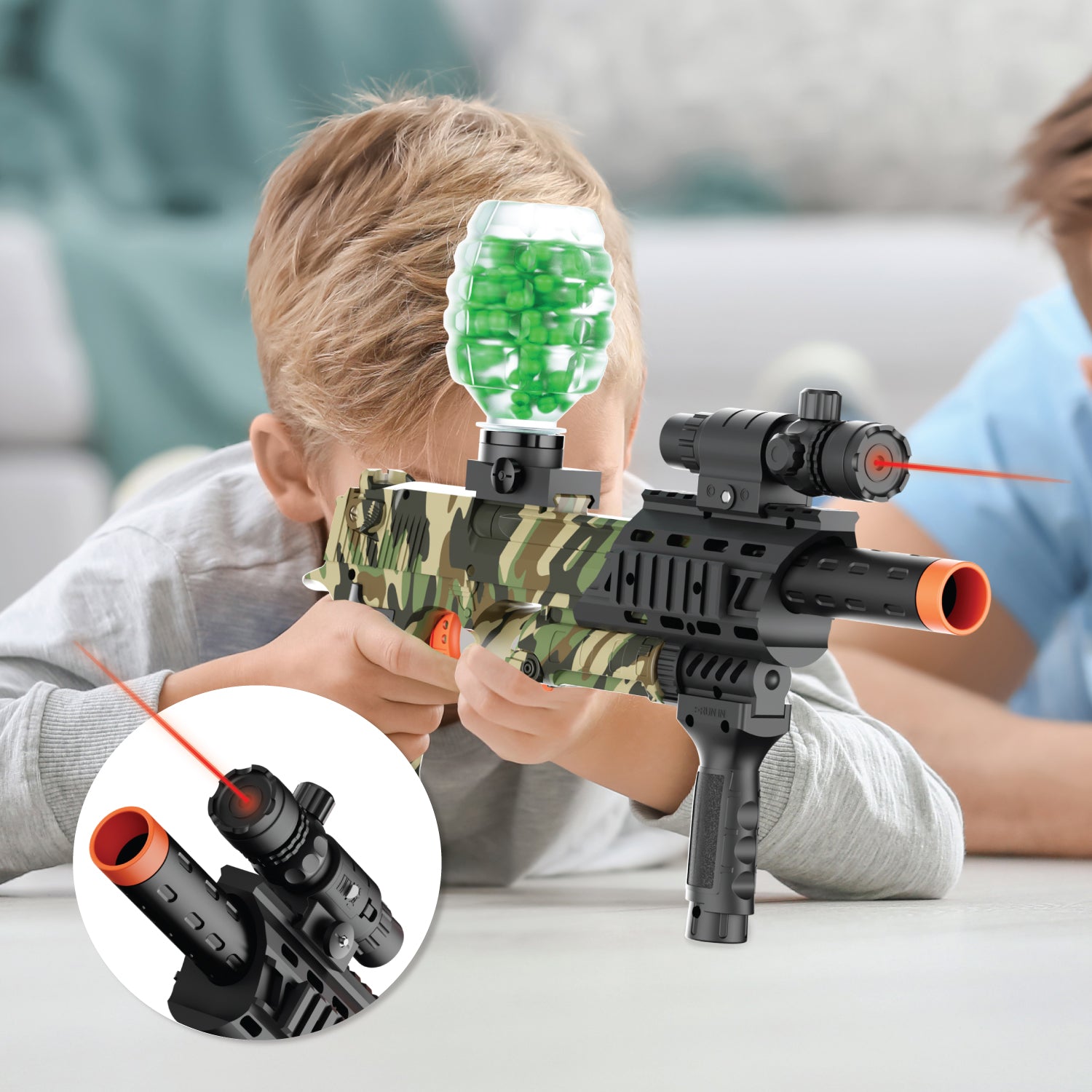 Contixo GB1 Camo Automatic Gel Ball Blaster with 30,000 Gel Beads