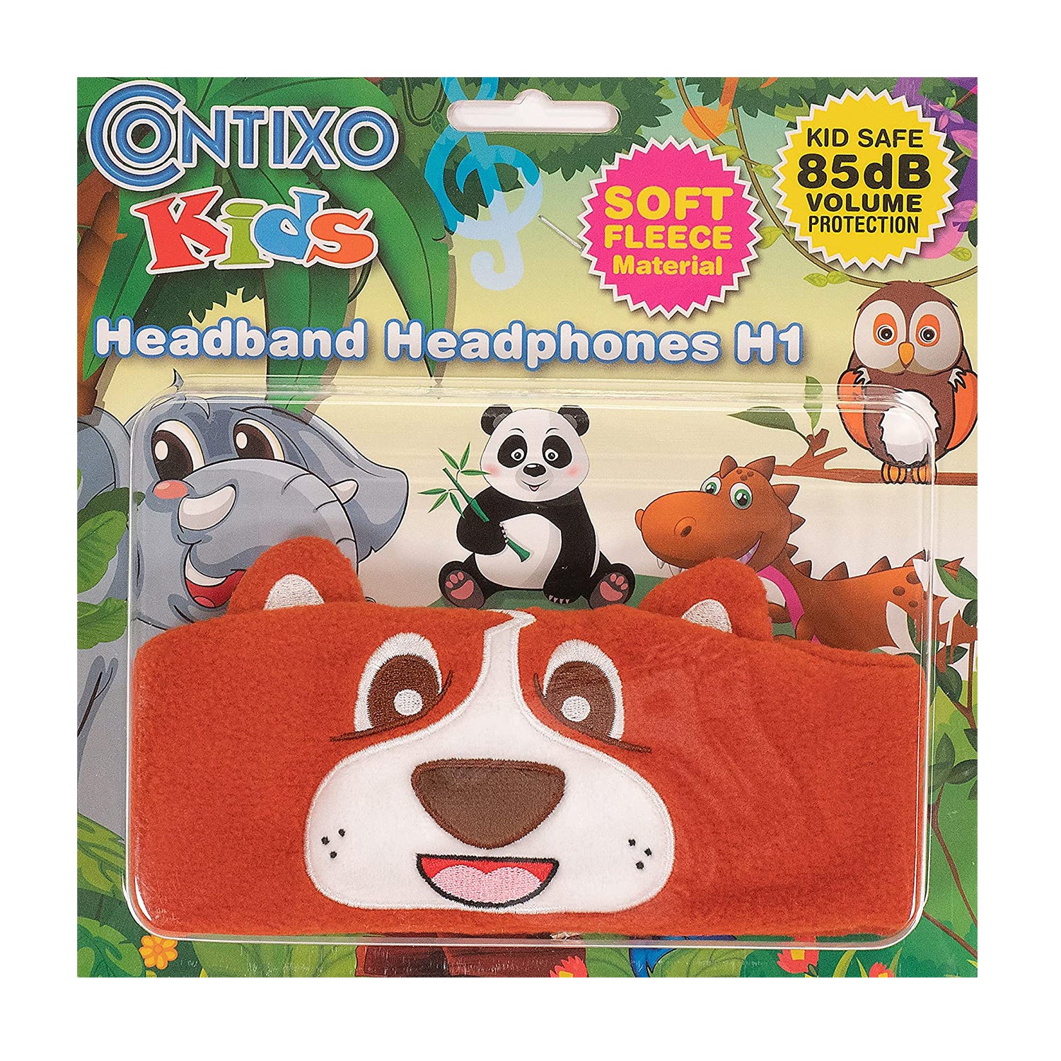 Contixo H1 Adjustable Fleece Headband Headphones