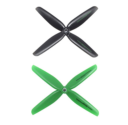 Contixo 4-pcs Main Blades Propellers Extra Spare Replacement Parts for Contixo F20 RC Quadcopter Drones Black/Green