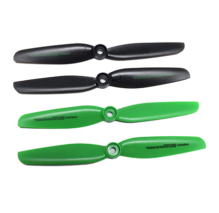 Contixo 4-pcs Main Blades Propellers Extra Spare Replacement Parts for Contixo F20 RC Quadcopter Drones Black/Green