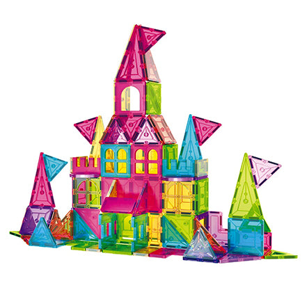 Contixo ST4 Magnetic Tiles 112 PCs 3D Building Blocks