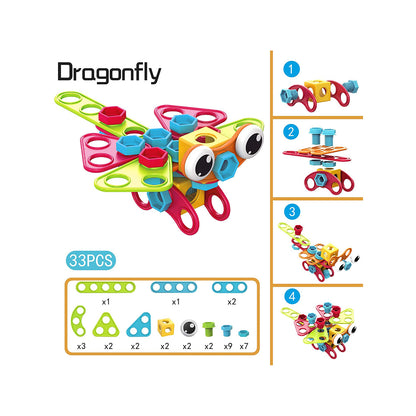 Contixo ST3 Mega Mechanic 3D Building Block Set - 223 PCS