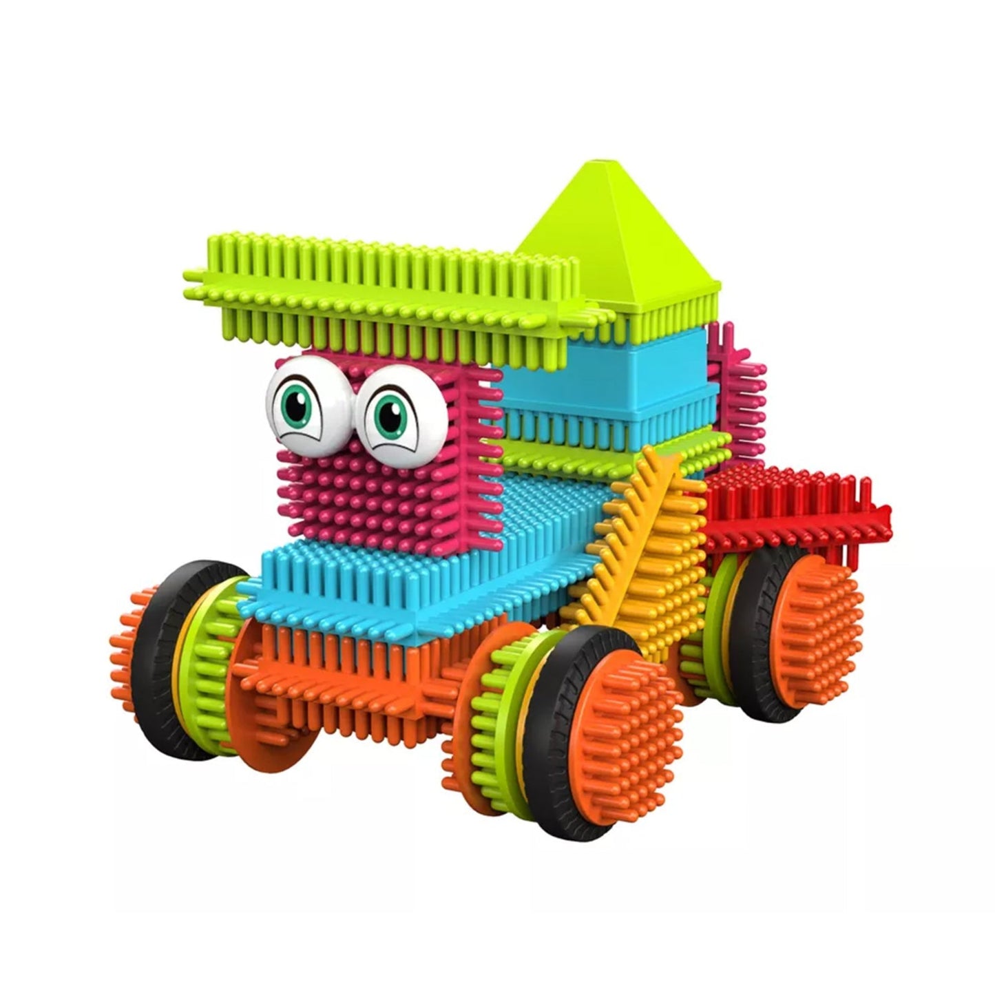 Contixo ST5 Bristle Shape STEM Blocks - 144 Pcs 3D Building Tiles Set
