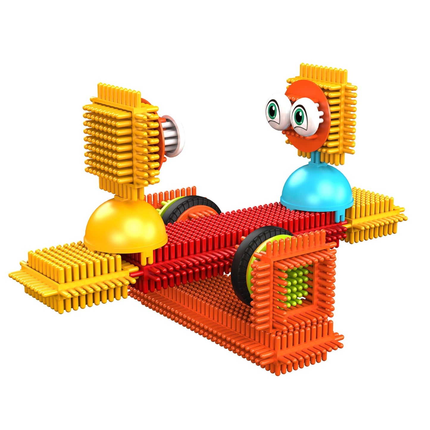 Contixo ST5 Bristle Shape STEM Blocks - 144 Pcs 3D Building Tiles Set