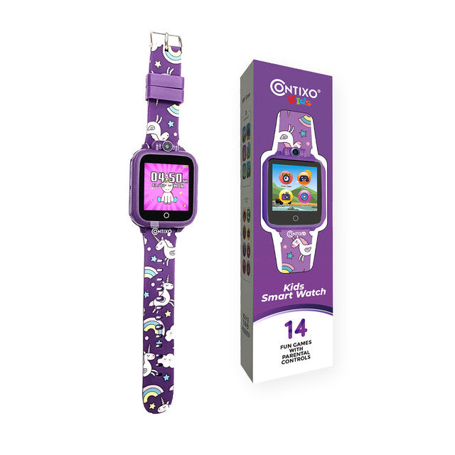 Smart Watch For Kids Purple Contixo Smart Watch For Kids With